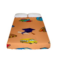 School Rocks! Fitted Sheet (full/ Double Size) by athenastemple