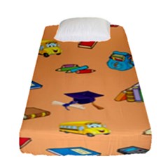 School Rocks! Fitted Sheet (single Size) by athenastemple