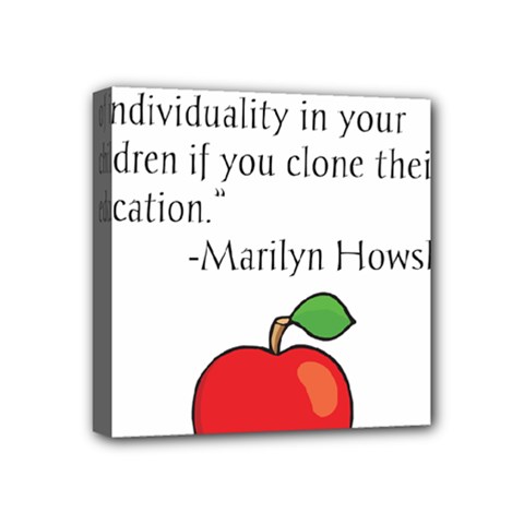 Fruit Of Education Mini Canvas 4  X 4  by athenastemple