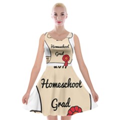 2017 Homeschool Grad! Velvet Skater Dress by athenastemple