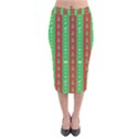 Christmas Tree Background Velvet Midi Pencil Skirt View1