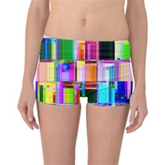 Glitch Art Abstract Reversible Bikini Bottoms by Nexatart