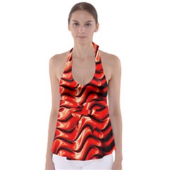 Fractal Mathematics Abstract Babydoll Tankini Top by Nexatart