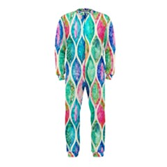 Rainbow Moroccan Mosaic  Onepiece Jumpsuit (kids) by Brittlevirginclothing