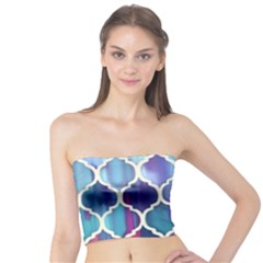 Purple Moroccan Mosaic Tube Top by Brittlevirginclothing