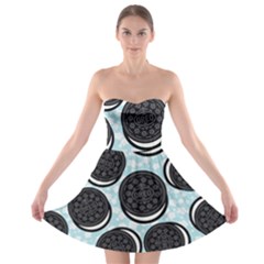 Cute Oreo Strapless Bra Top Dress by Brittlevirginclothing