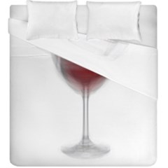 Wine Glass Steve Socha Duvet Cover Double Side (king Size) by WineGlassOverlay