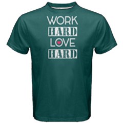 Green Wok Hard Play Hard Men s Cotton Tee by FunnySaying