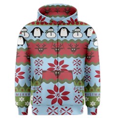 Ugly Christmas Xmas Men s Zipper Hoodie by Nexatart