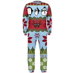 Ugly Christmas Xmas Onepiece Jumpsuit (men)  by Nexatart