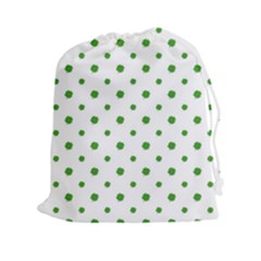 Saint Patrick Motif Pattern Drawstring Pouches (xxl) by dflcprints