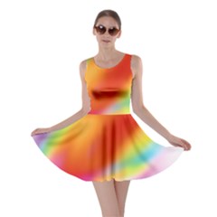 Blur Color Colorful Background Skater Dress by Nexatart