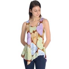 Candy Pattern Sleeveless Tunic by Nexatart