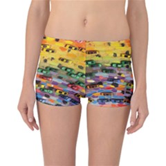 Car Painting Modern Art Reversible Bikini Bottoms by Nexatart