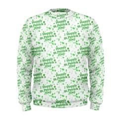 Saint Patrick Motif Pattern Men s Sweatshirt by dflcprintsclothing