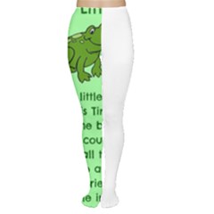 Little Frog Poem Women s Tights by athenastemple