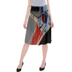 Classic Car Design Vintage Restored Midi Beach Skirt by Nexatart