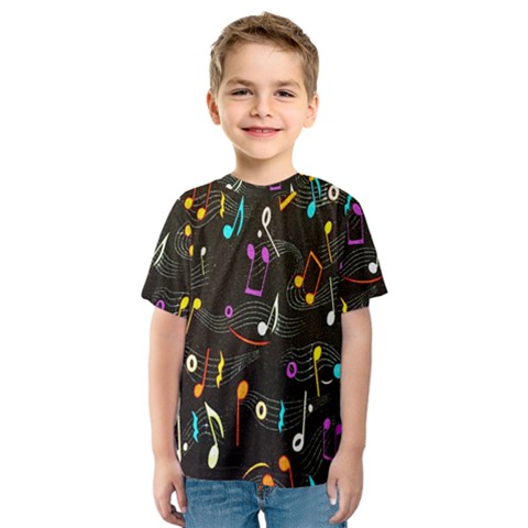 Fabric Cloth Textile Clothing Kids  Sport Mesh Tee by Nexatart