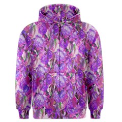 Flowers Abstract Digital Art Men s Zipper Hoodie by Nexatart