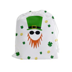 St  Patrick s Day Drawstring Pouches (extra Large) by Valentinaart