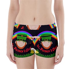 St  Patrick s Day Boyleg Bikini Wrap Bottoms by Valentinaart