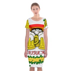 Beer Classic Short Sleeve Midi Dress by Valentinaart