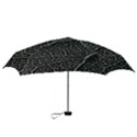 Leaf Pattern  B&w Mini Folding Umbrellas View3