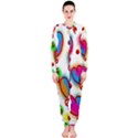 Love Hearts Shapes Doodle Art OnePiece Jumpsuit (Ladies)  View1