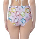 Owl Bird Cute Pattern High-Waist Bikini Bottoms View2