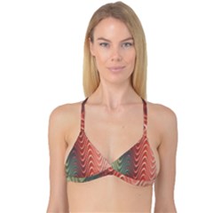 Texture Digital Painting Digital Art Reversible Tri Bikini Top by Nexatart