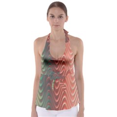 Texture Digital Painting Digital Art Babydoll Tankini Top by Nexatart