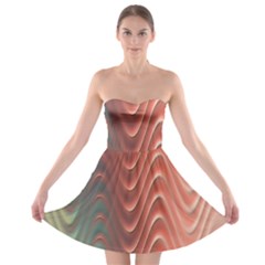 Texture Digital Painting Digital Art Strapless Bra Top Dress by Nexatart