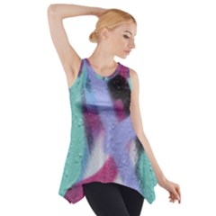 Texture Pattern Abstract Background Side Drop Tank Tunic by Nexatart