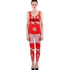 Ugly X Mas Design Onepiece Catsuit by Nexatart