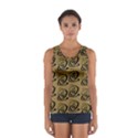 Abstract Swirl Background Wallpaper Women s Sport Tank Top  View1