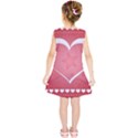 Postcard Banner Heart Holiday Love Kids  Tunic Dress View2