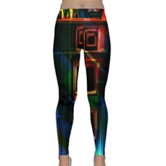 Architecture City Homes Window Classic Yoga Leggings by Amaryn4rt