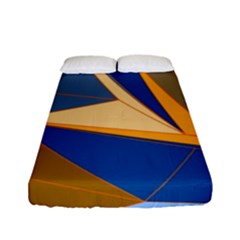Abstract Background Pattern Fitted Sheet (full/ Double Size) by Amaryn4rt