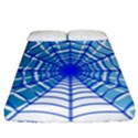 Cobweb Network Points Lines Fitted Sheet (California King Size) View1