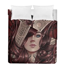 Beautiful Women Fantasy Art Duvet Cover Double Side (full/ Double Size) by Amaryn4rt