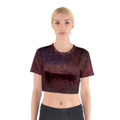 3d Tiny Dots Pattern Texture Cotton Crop Top by Amaryn4rt