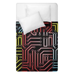 Circuit Board Seamless Patterns Set Duvet Cover Double Side (single Size) by Amaryn4rt