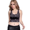 Abstract Seamless Pattern Racer Back Crop Top View1