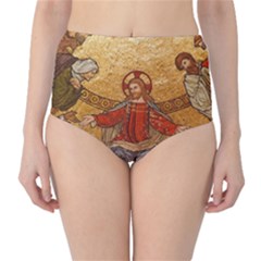 Gold Jesus High-waist Bikini Bottoms by boho