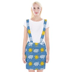 Sunshine Tech Blue Suspender Skirt by Simbadda