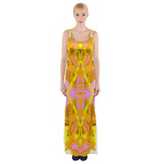 Yellow Brick Road Maxi Thigh Split Dress by AlmightyPsyche