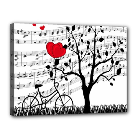 Love Song Canvas 16  X 12  by Valentinaart