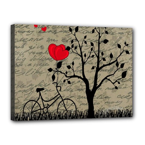 Love Letter Canvas 16  X 12  by Valentinaart