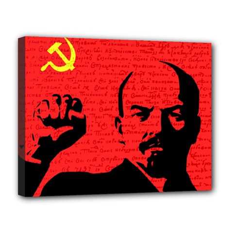 Lenin  Canvas 14  X 11  by Valentinaart