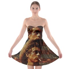 James Dean   Strapless Bra Top Dress by Valentinaart